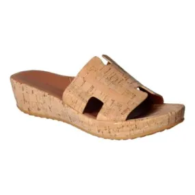 Catiana-Natural/Gold Cork | L'AMOUR DES PIEDS