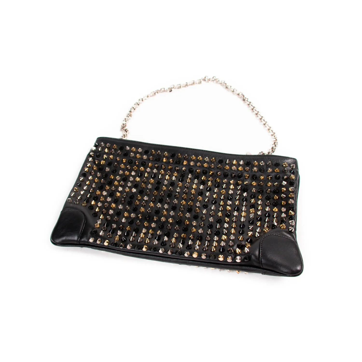 Christian Louboutin Loubiposh Studded Clutch