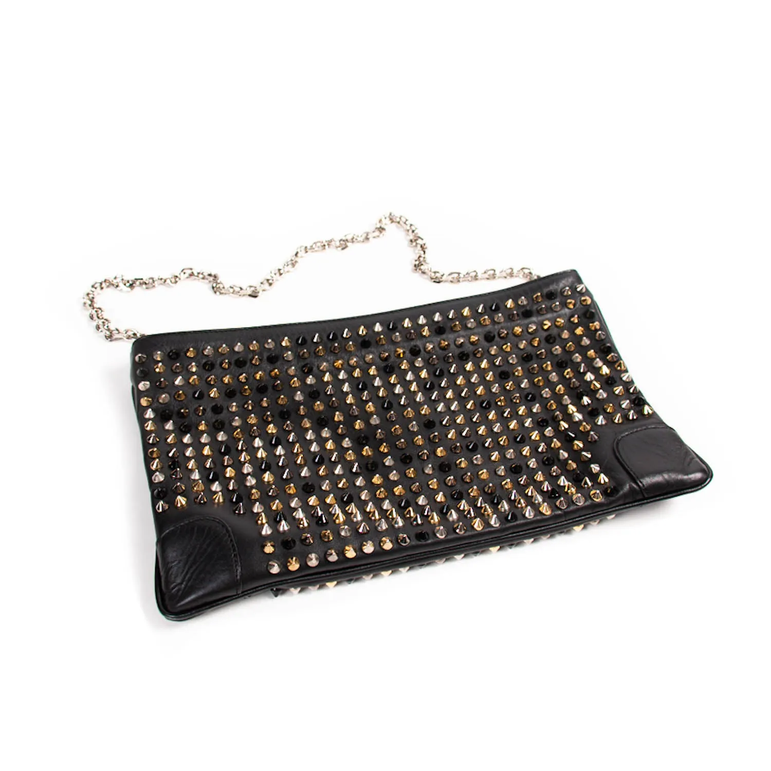 Christian Louboutin Loubiposh Studded Clutch