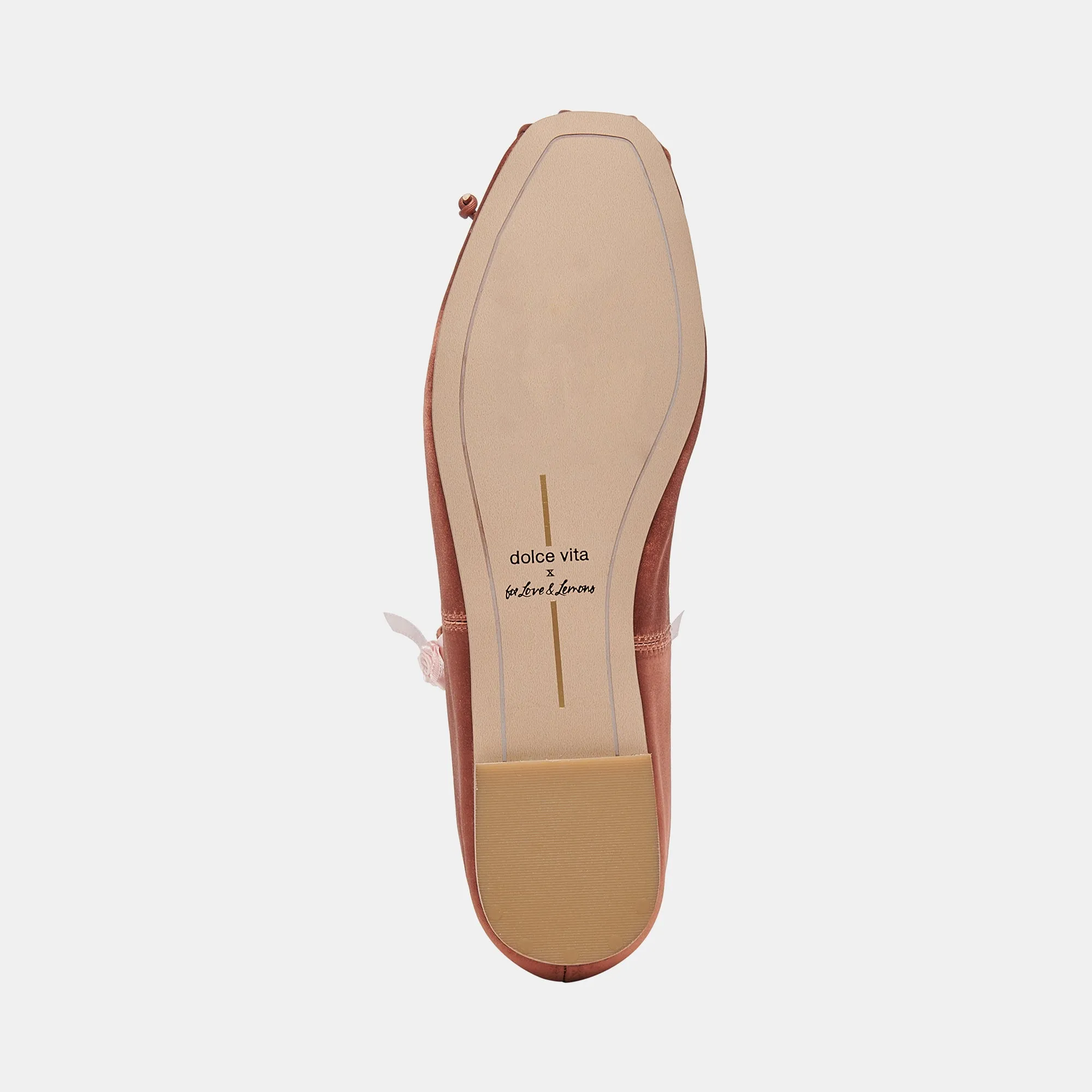 CLAIRA BALLET FLATS PINK CLAY SATIN