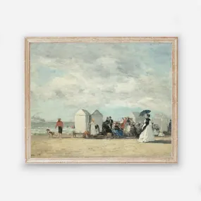 Coastal Beach Scene