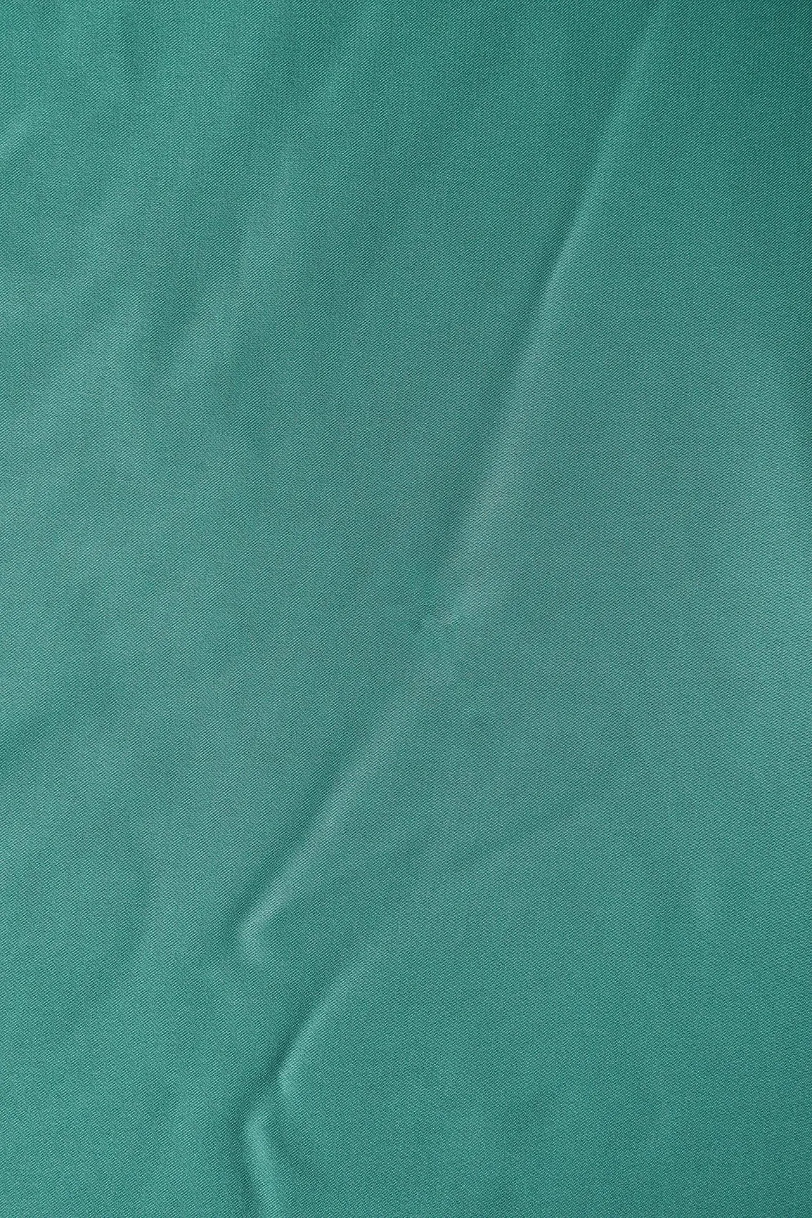 Dark Olive Dyed Georgette Satin Fabric