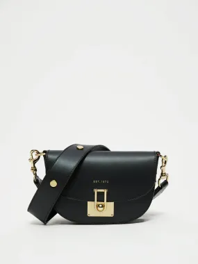 Denbigh Studded Leather Bag | Black