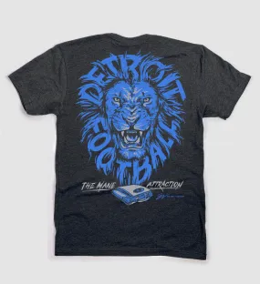 Detroit Football Mane Attraction T shirt