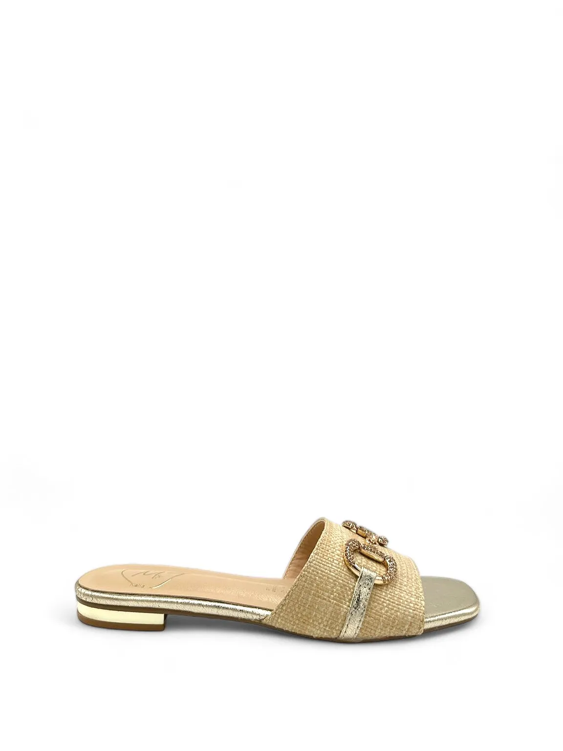 Dona Flats Horsebit Detailed Flat Sandals