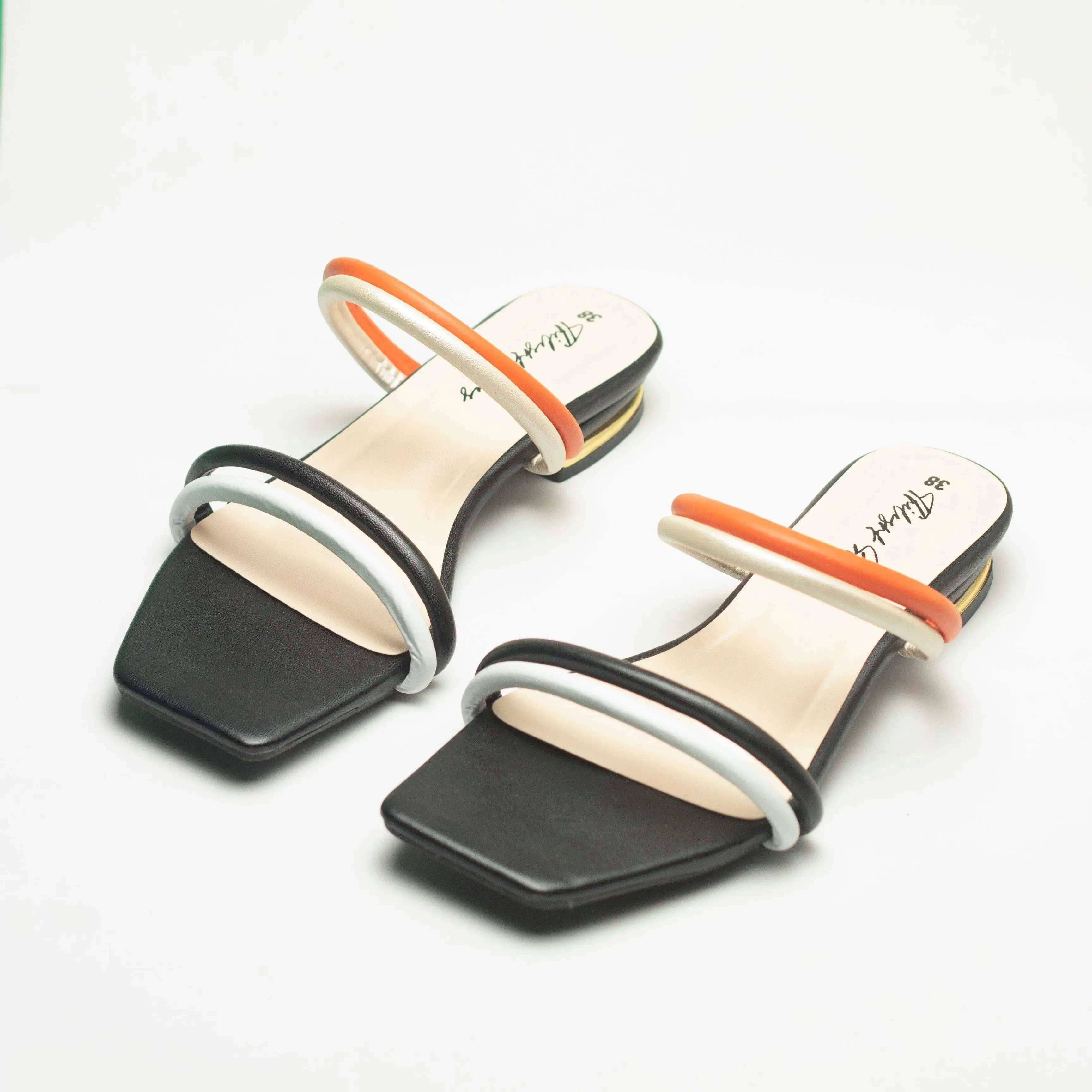 Double Wide Flat Sandals | Nawabi Shoes BD