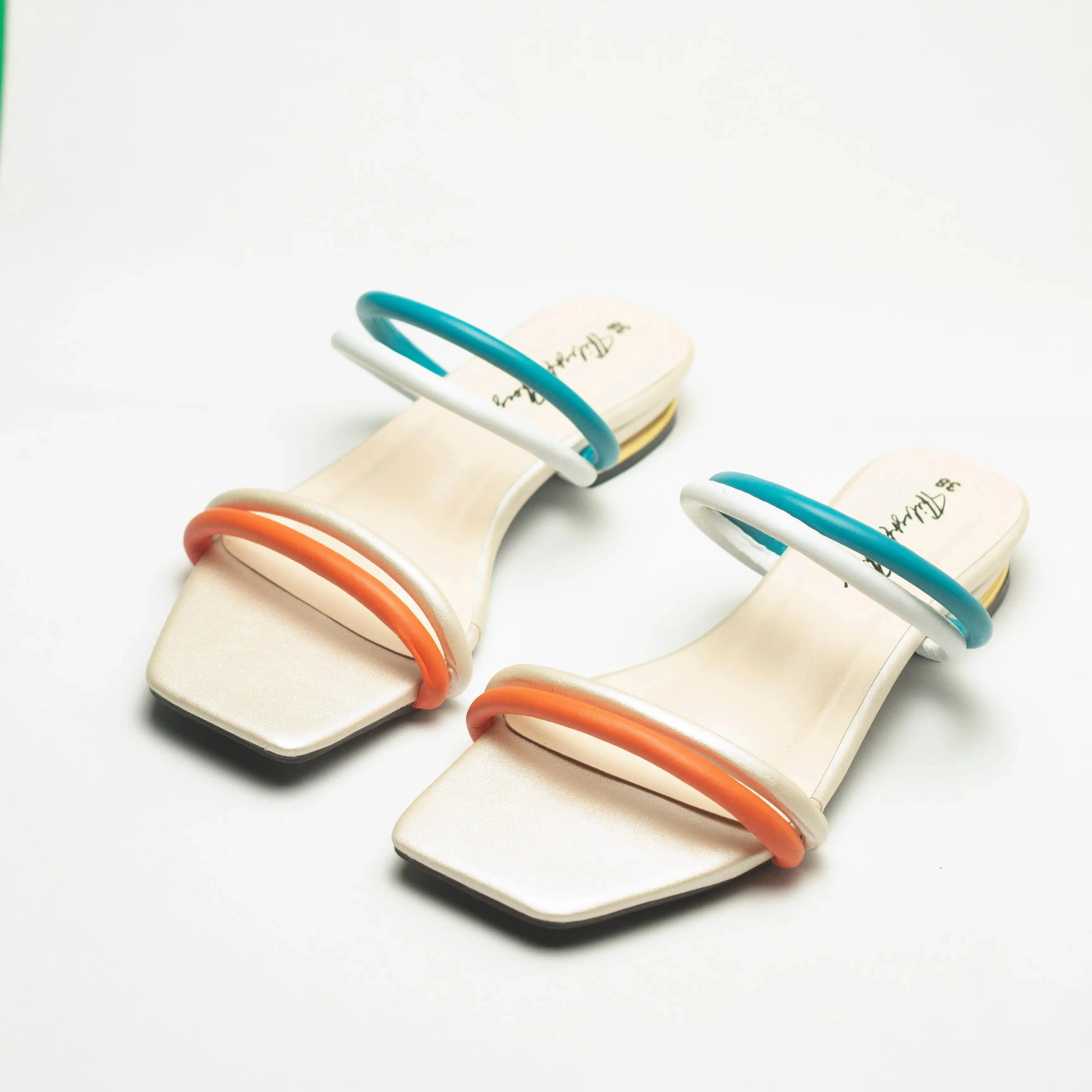 Double Wide Flat Sandals | Nawabi Shoes BD