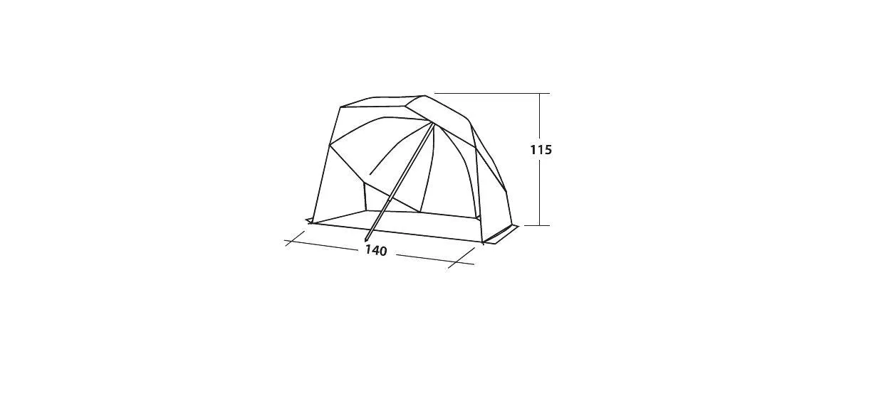 EasyCamp Beach Shelter Coast - Blue