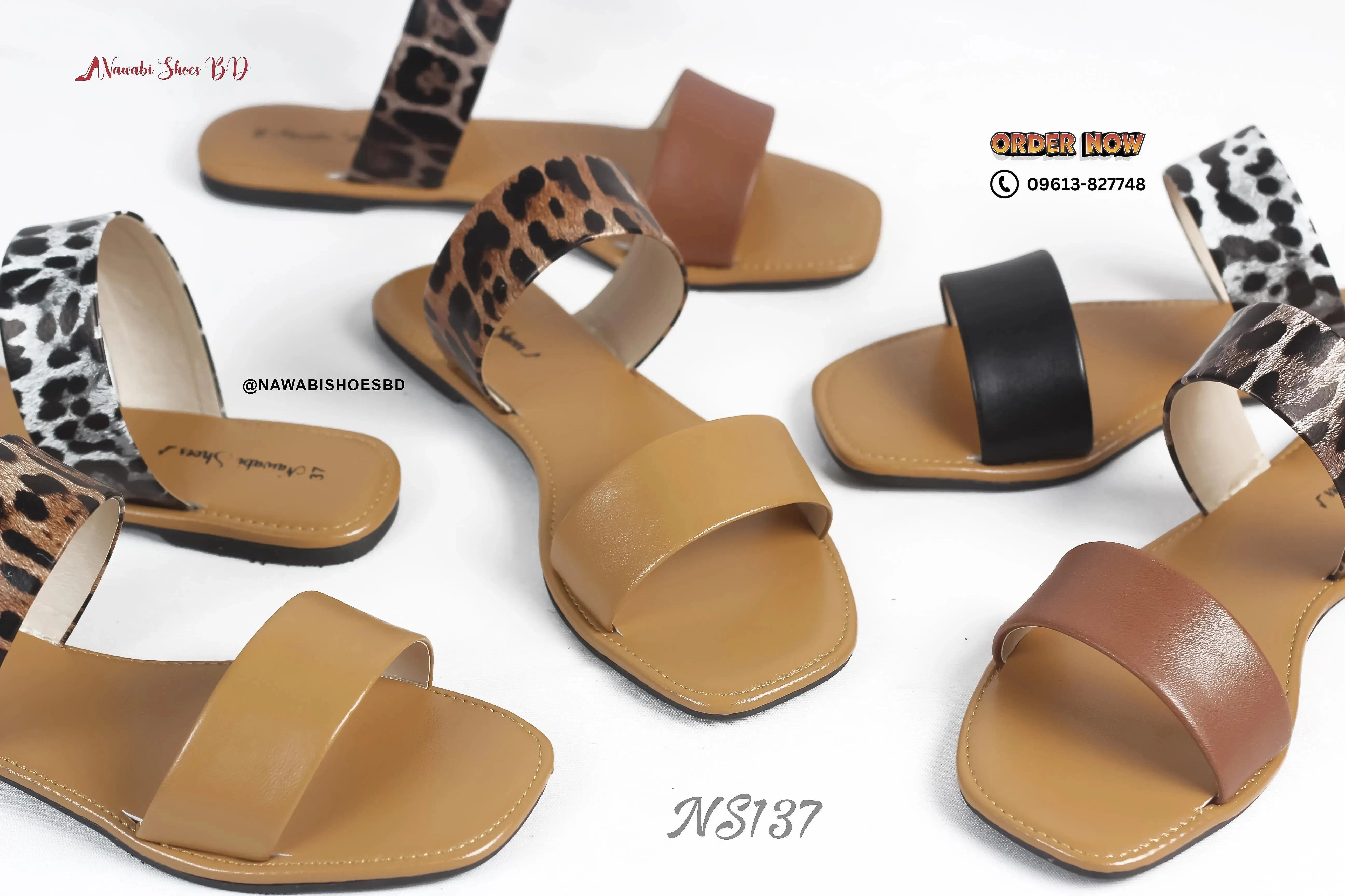 Embrace Comfort Flat Sandals | Nawabi Shoes BD