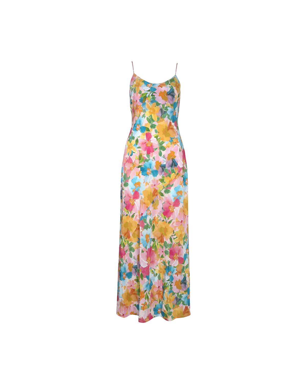 Emelie Silk Slip (Lolly Floral)