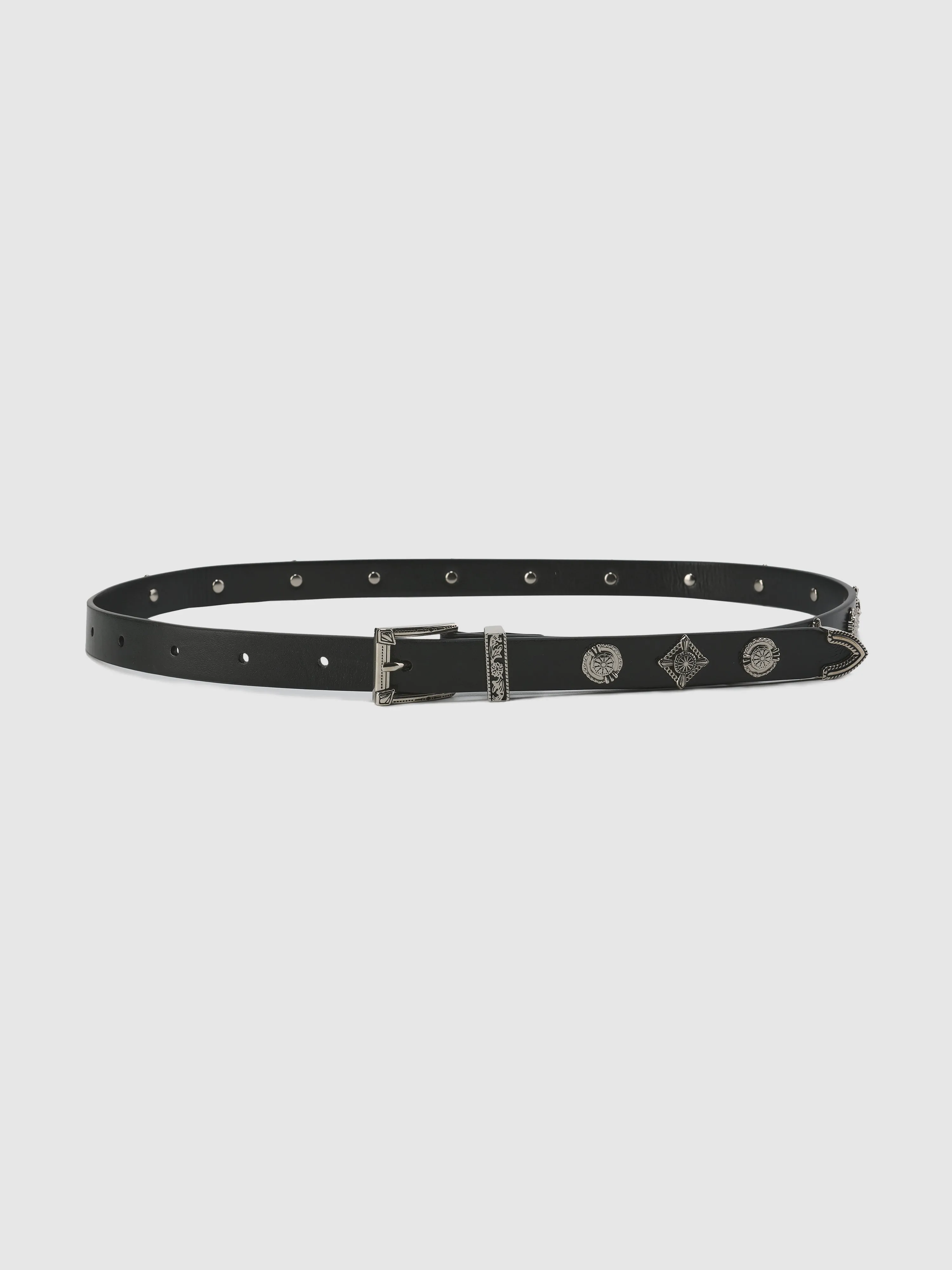 Future Darkness Studded Leather Belt