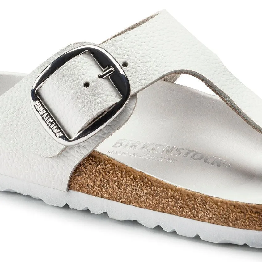 Gizeh Big Buckle Leather White