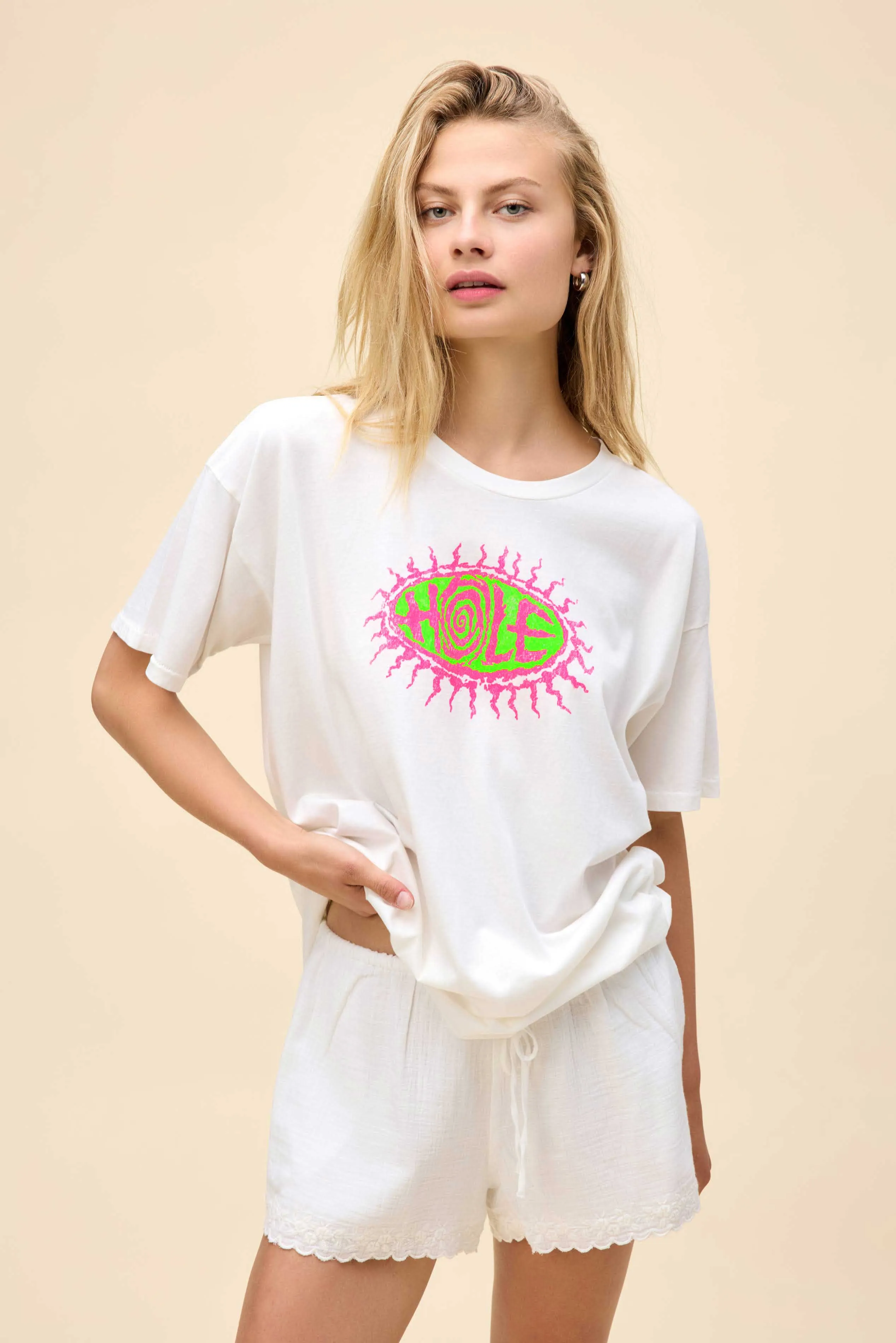 Hole Sun Logo Merch Tee