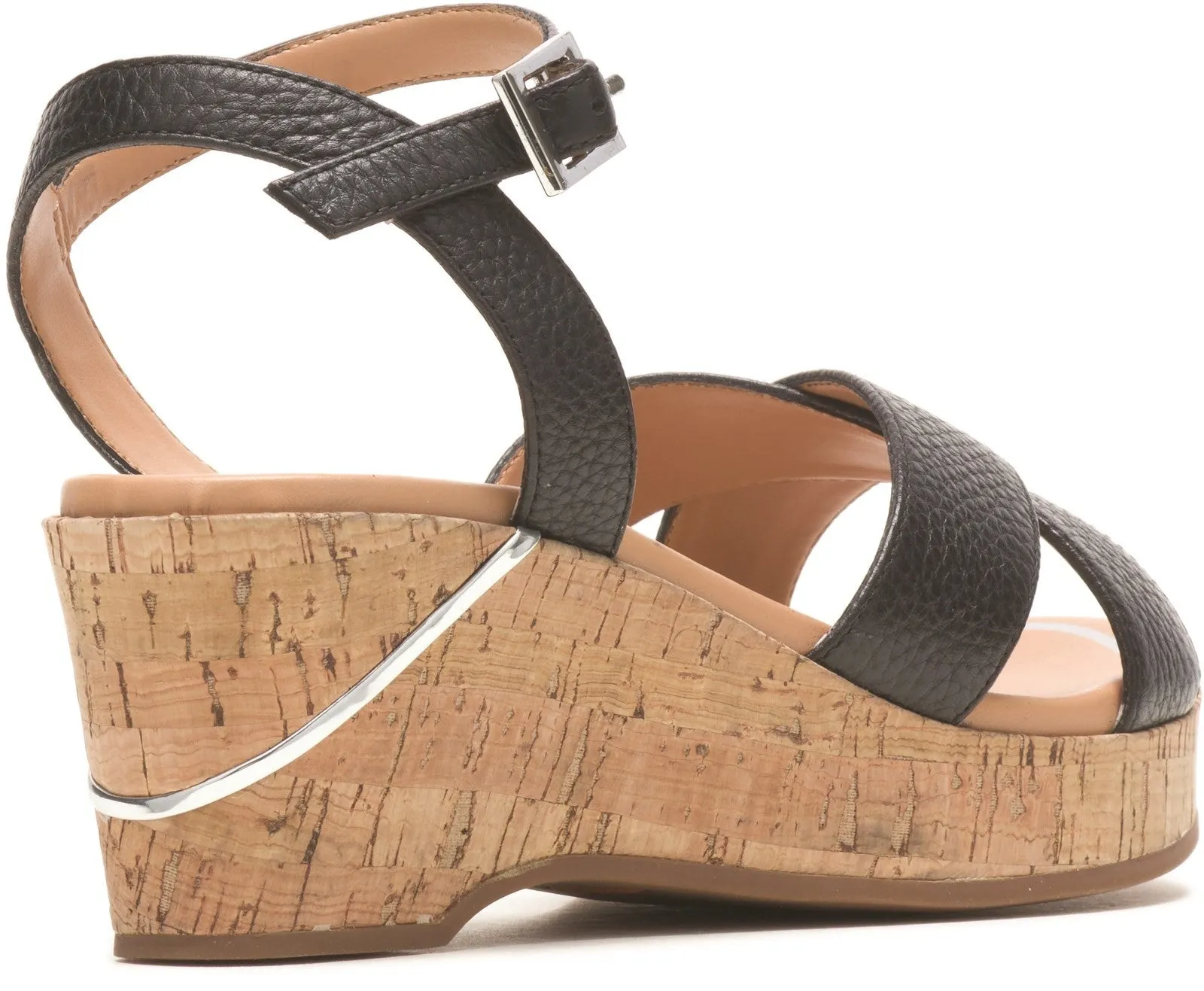 Hush Puppies Maya Qtr Strap Wedge Sandal