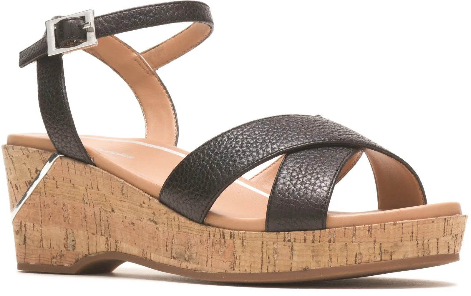 Hush Puppies Maya Qtr Strap Wedge Sandal