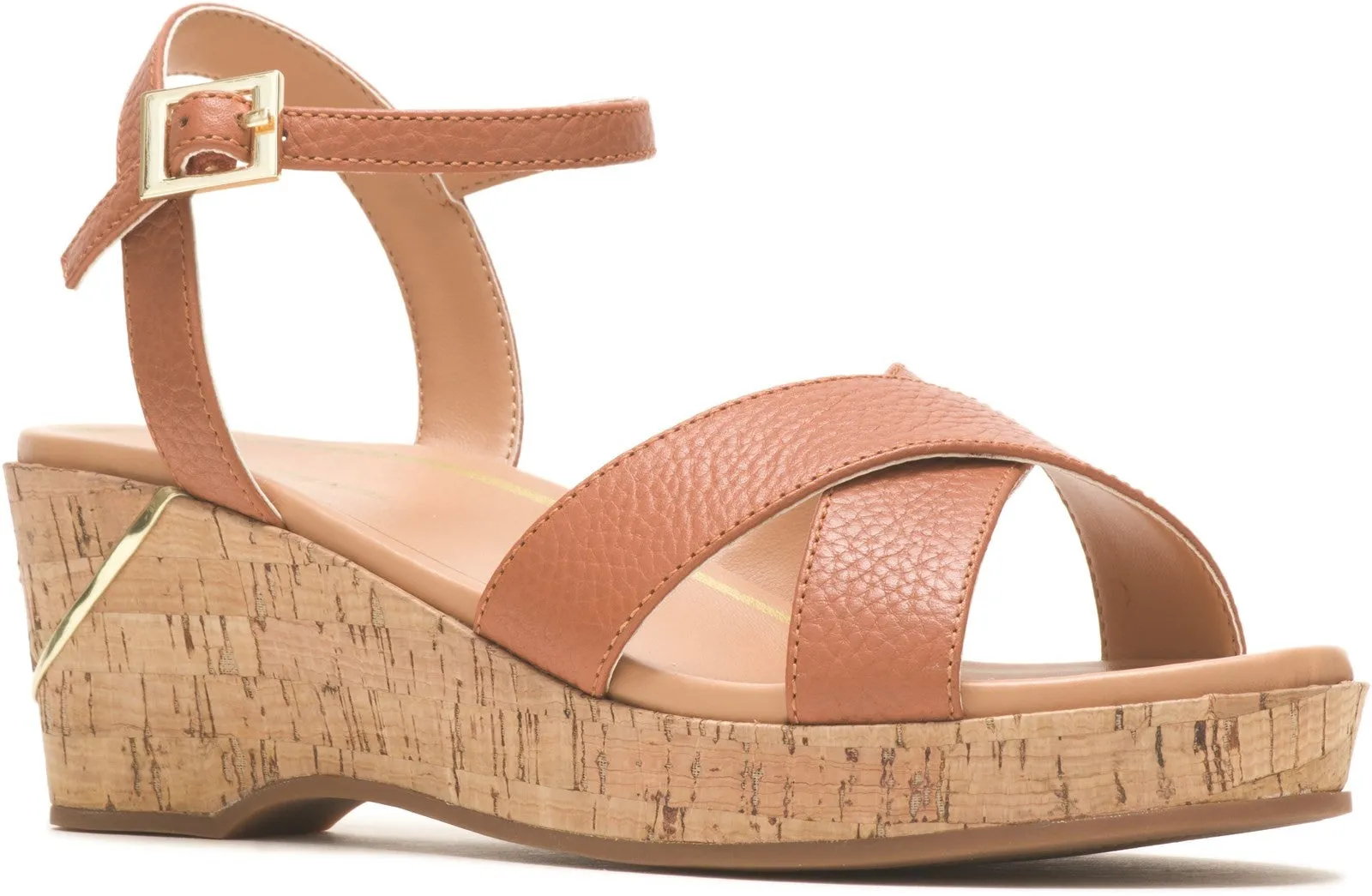 Hush Puppies Maya Qtr Strap Wedge Sandal