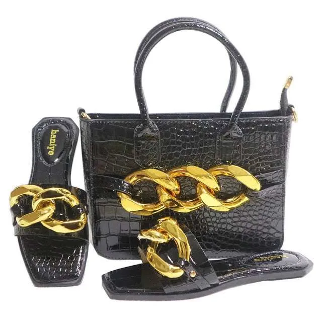 Italian Designer Shoes Bags Matching Set Party Wedding Fashion Shoes