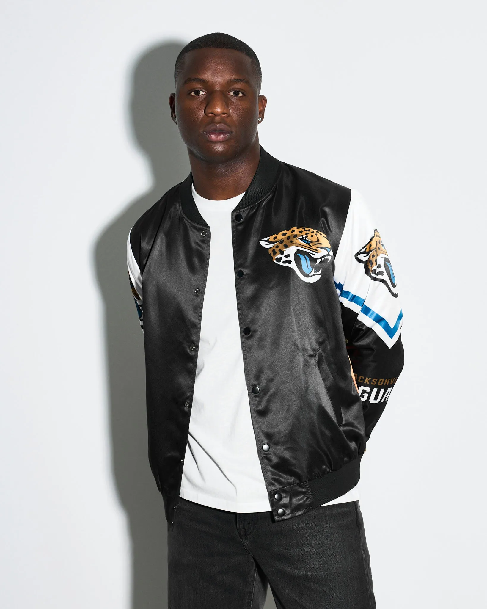 Jacksonville Jaguars Fanimation Satin Jacket