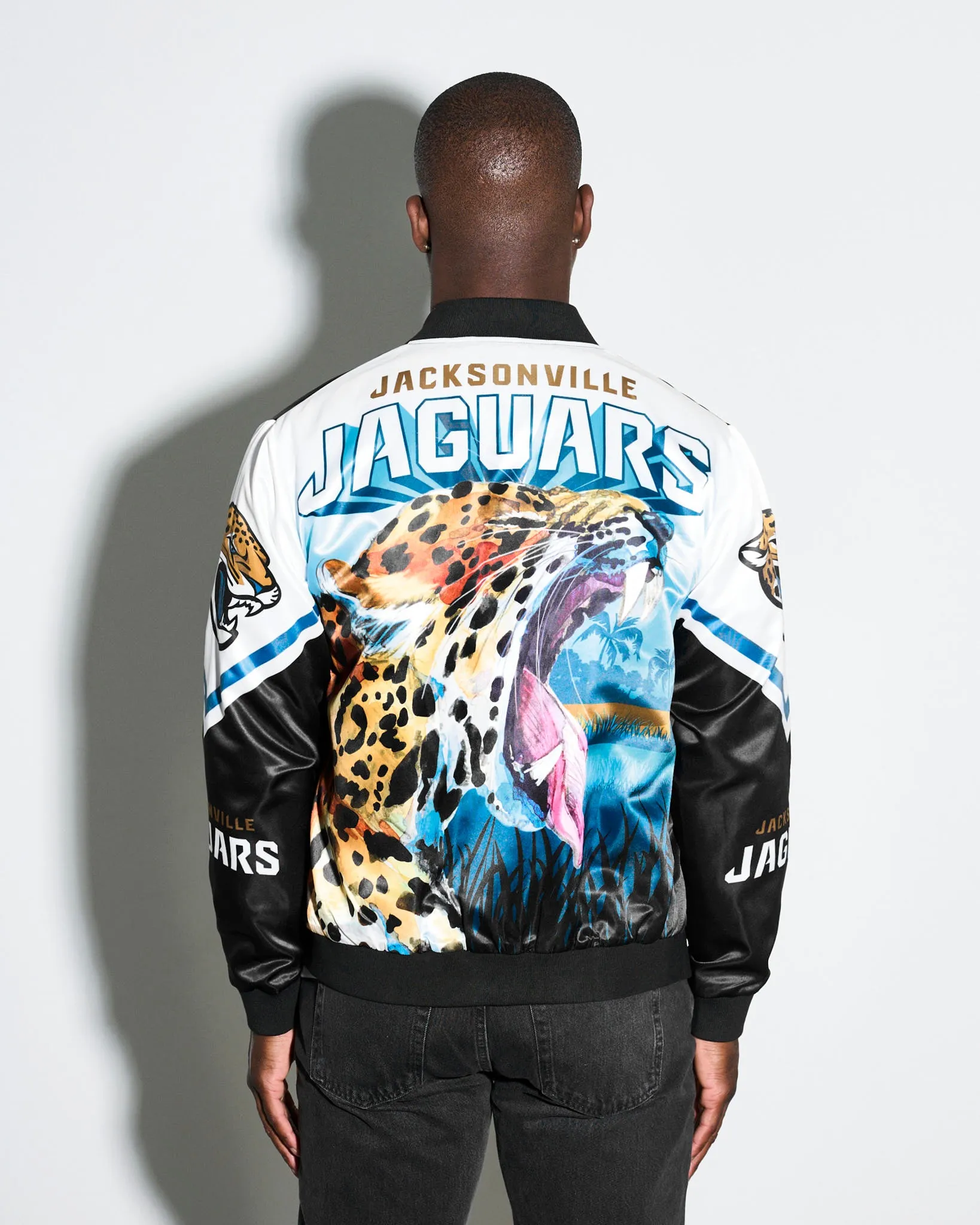 Jacksonville Jaguars Fanimation Satin Jacket