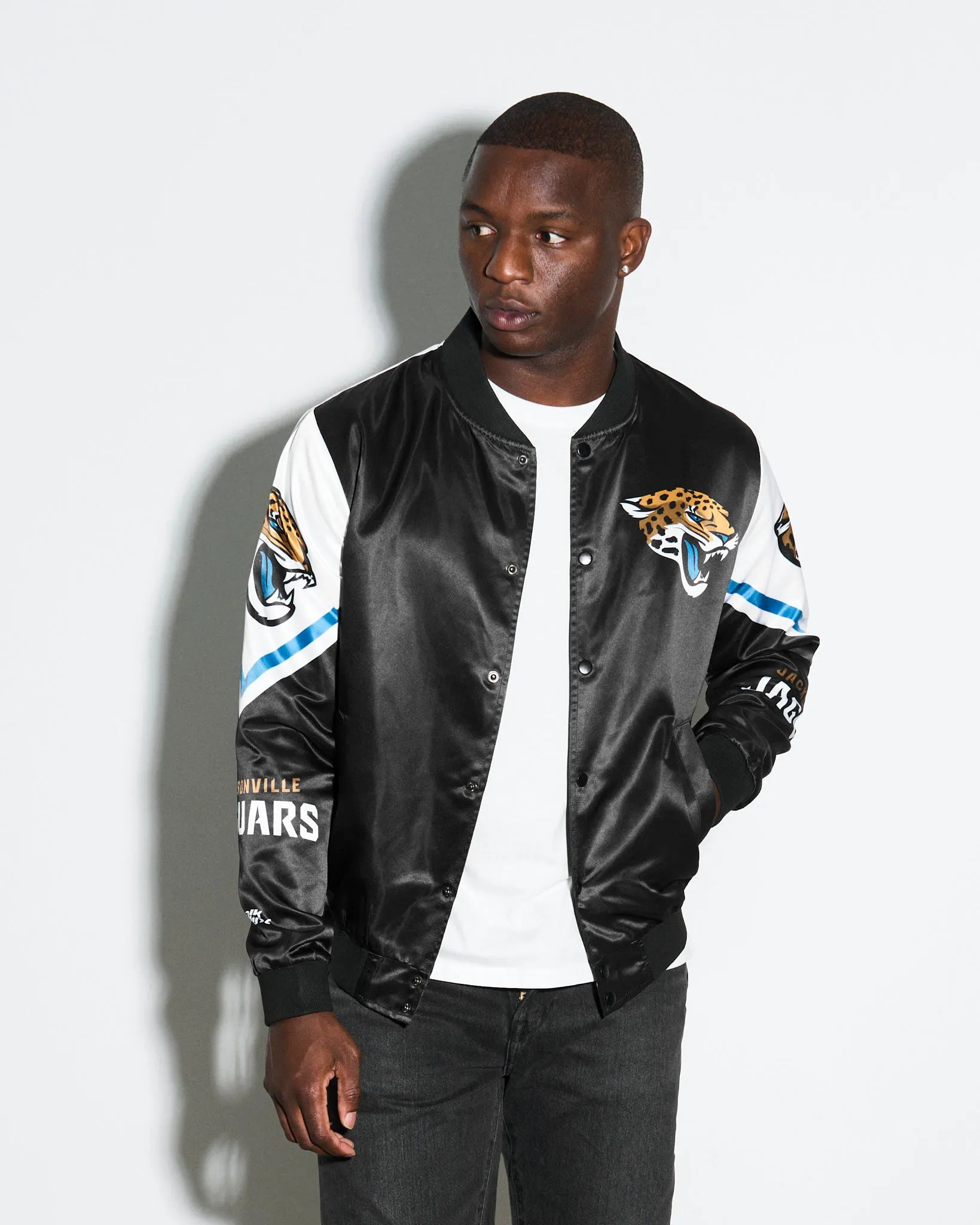 Jacksonville Jaguars Fanimation Satin Jacket