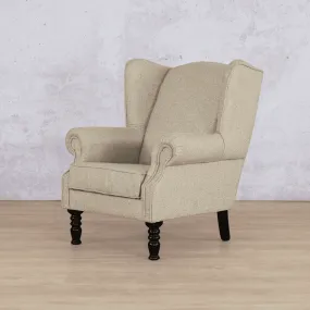 Jefferson Armchair - Wingback & Customisable Fabric