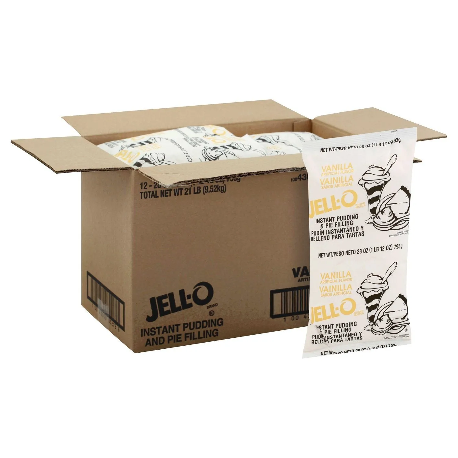 Jell-O Instant Pudding & Pie Filling Mixes