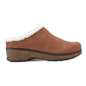 Kolia Round Toe Slip-on Casual Heeled Mules