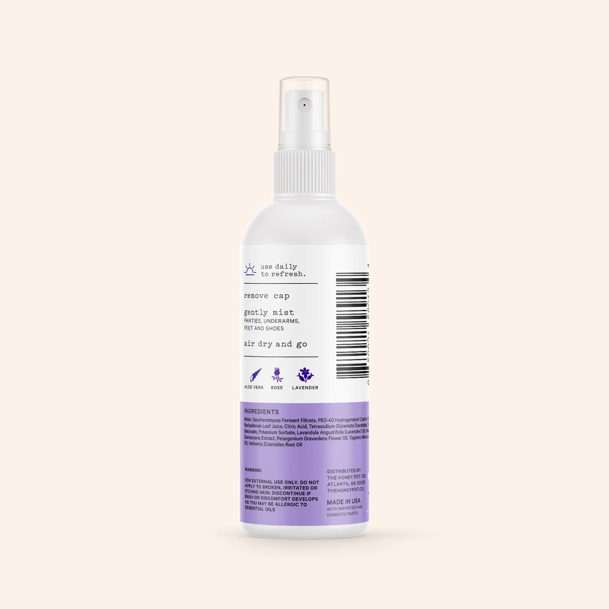 Lavender Rose Refreshing Panty Spray