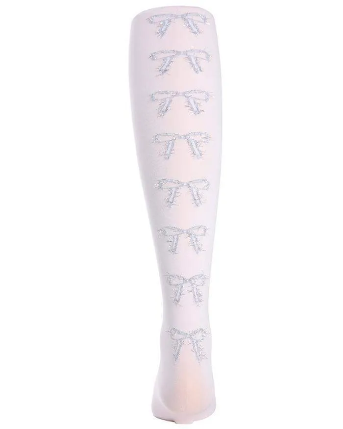 MeMoi Bow in the Back Opaque Girls Tights Style MK-729