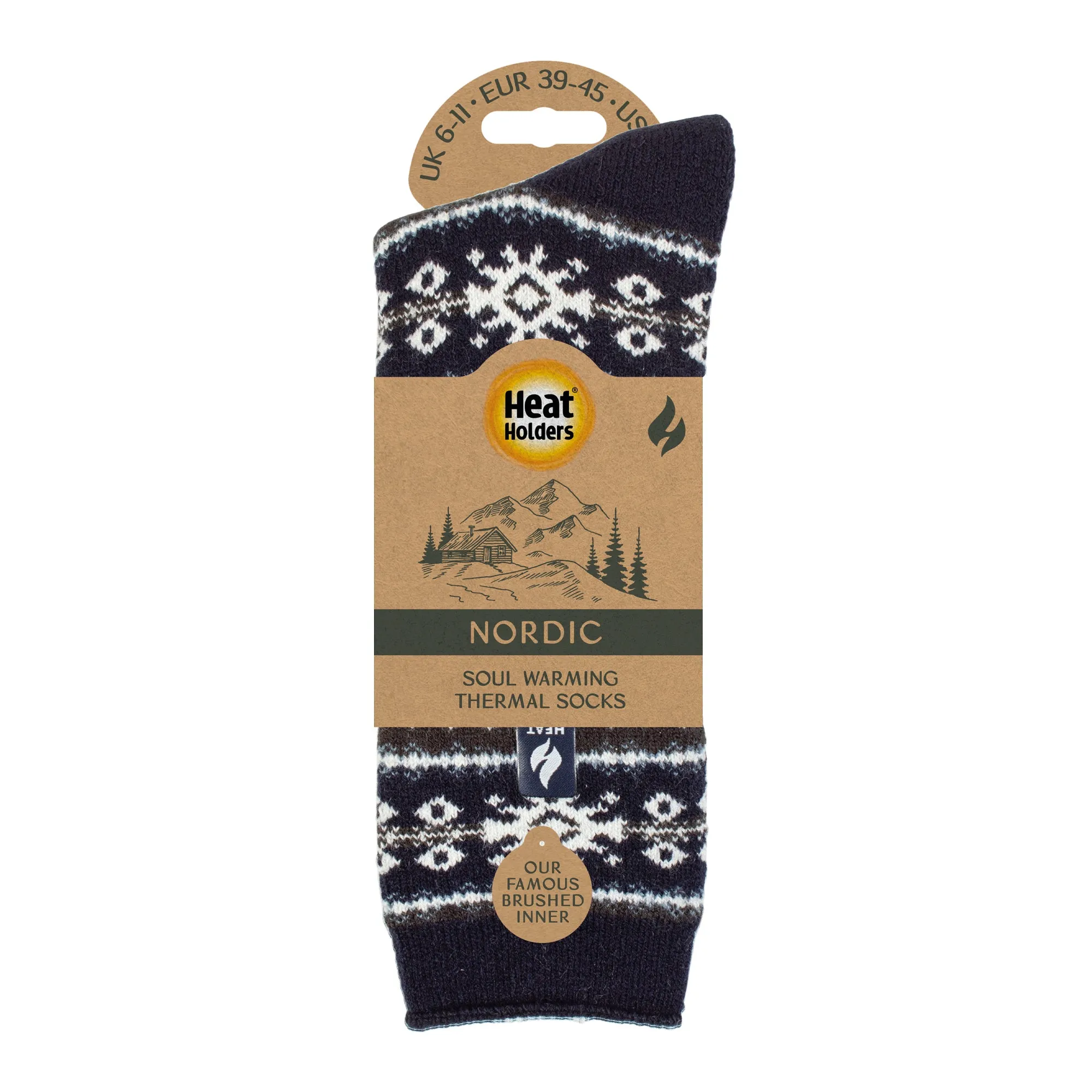 Mens Lite Nordic Thermal Socks - Navy