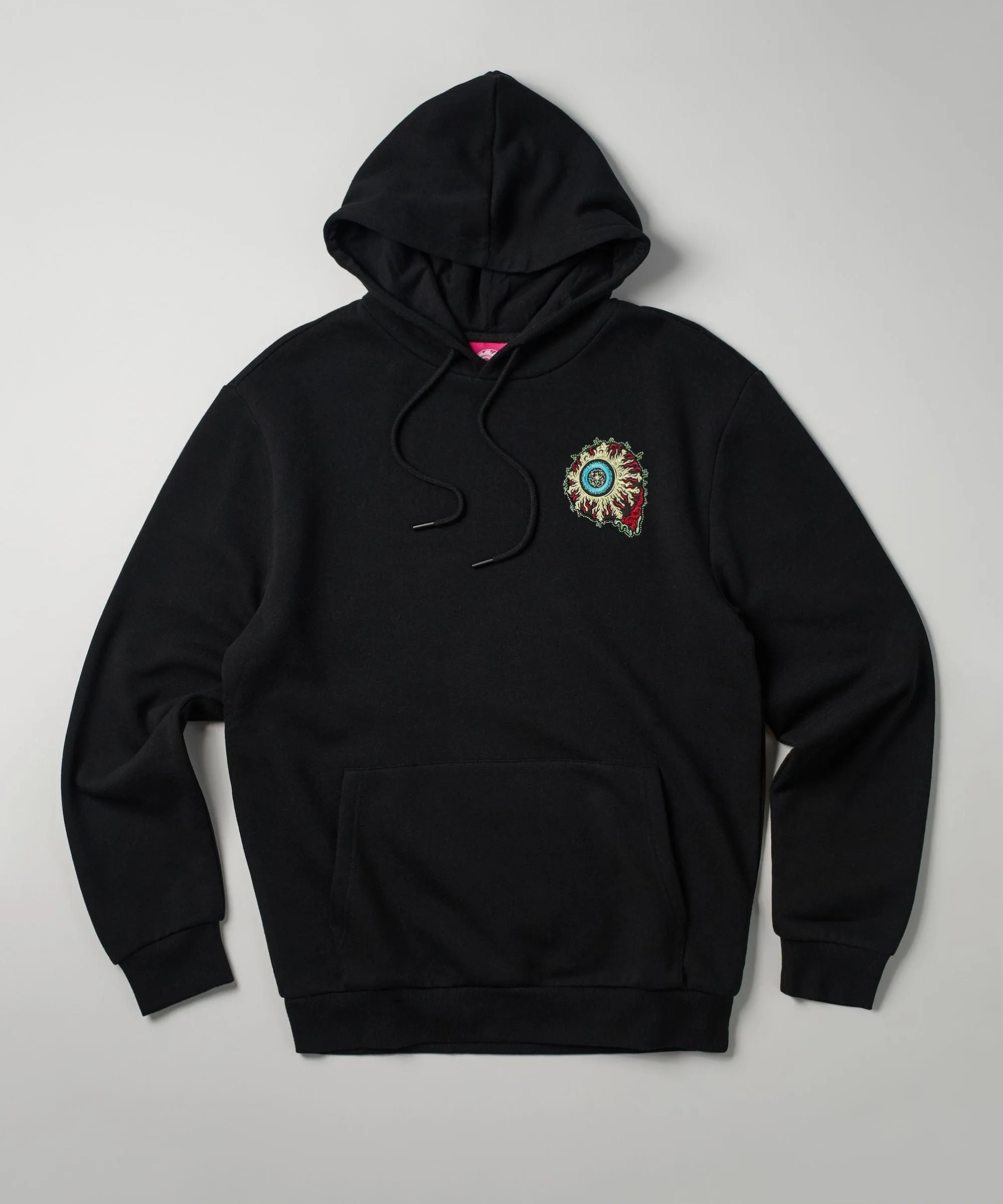 Mishka Rock Embroidered Hoodie - Black