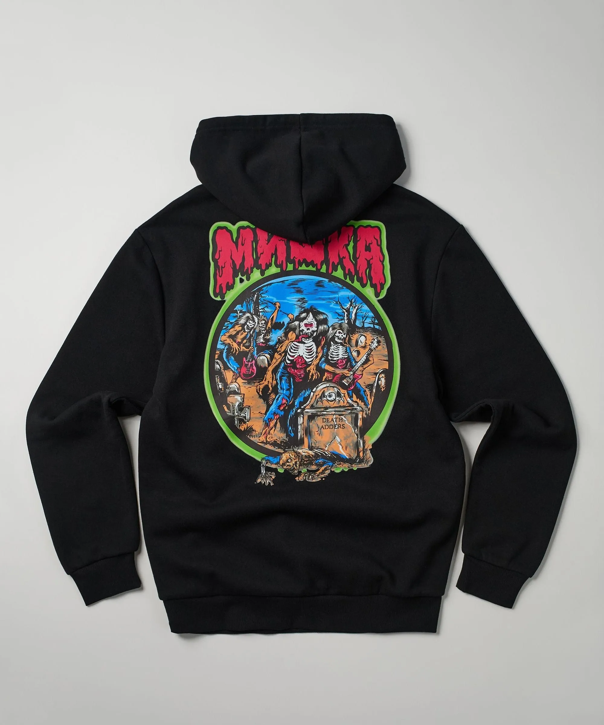 Mishka Rock Embroidered Hoodie - Black