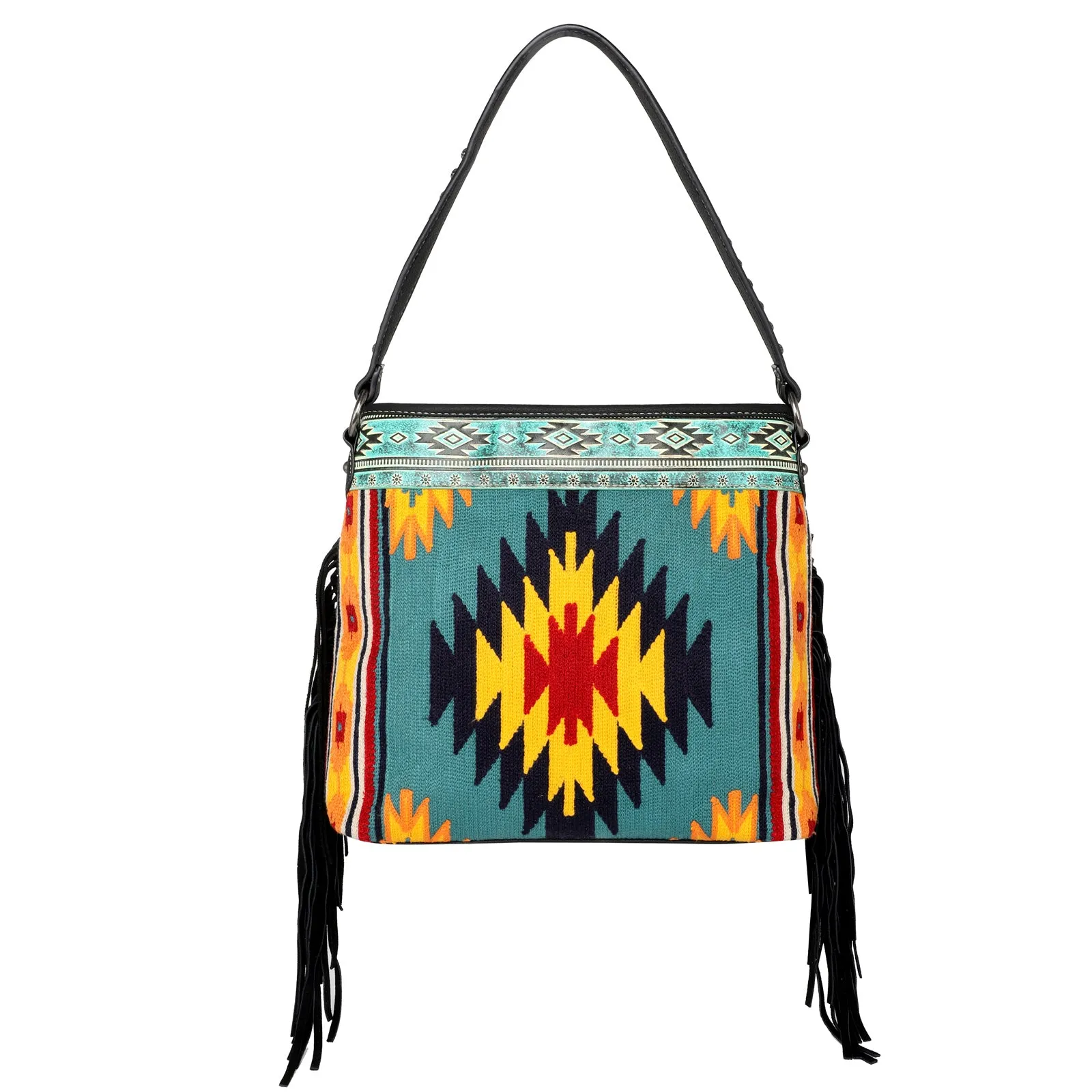 MW1115G-918 Montana West Aztec Tapestry Concealed Carry Hobo