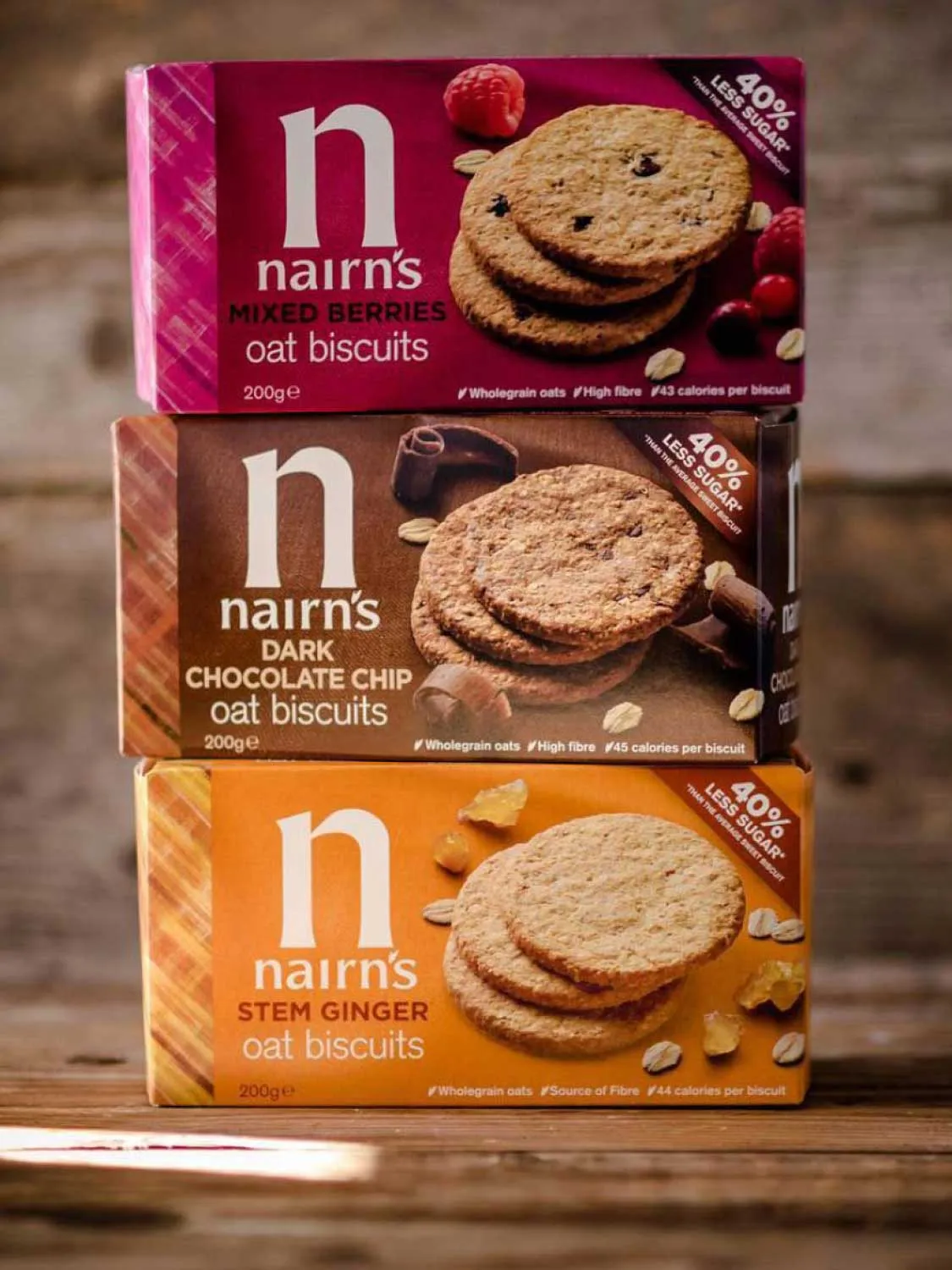 Nairn's Stem Ginger Oat Biscuits