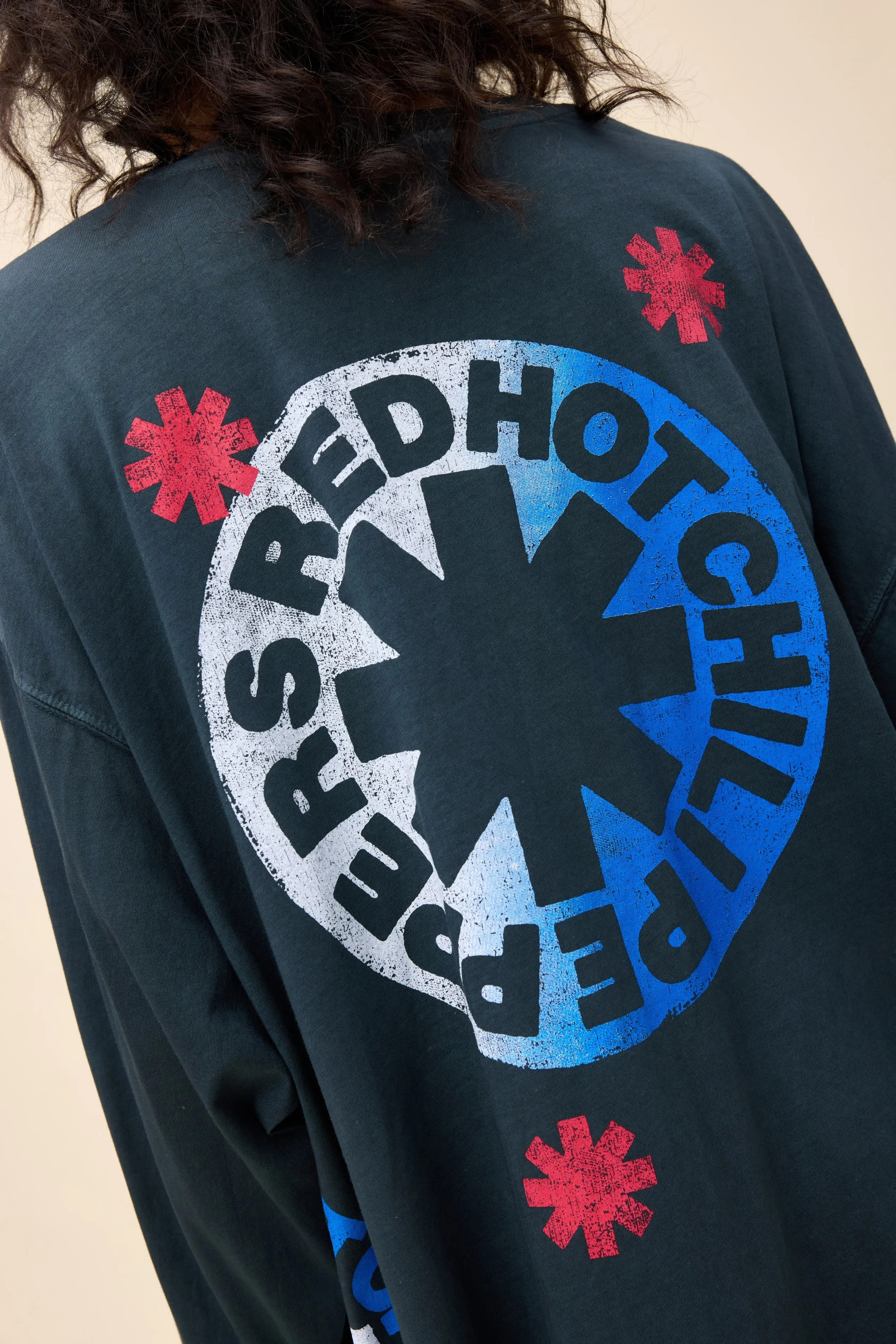 Red Hot Chili Peppers Asterisk Collage OS LS