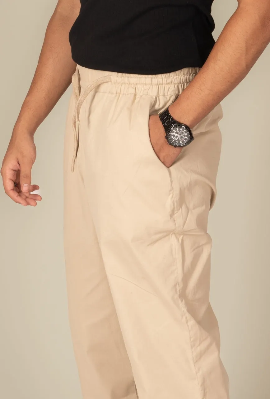 Sand Beige Baggy Pant