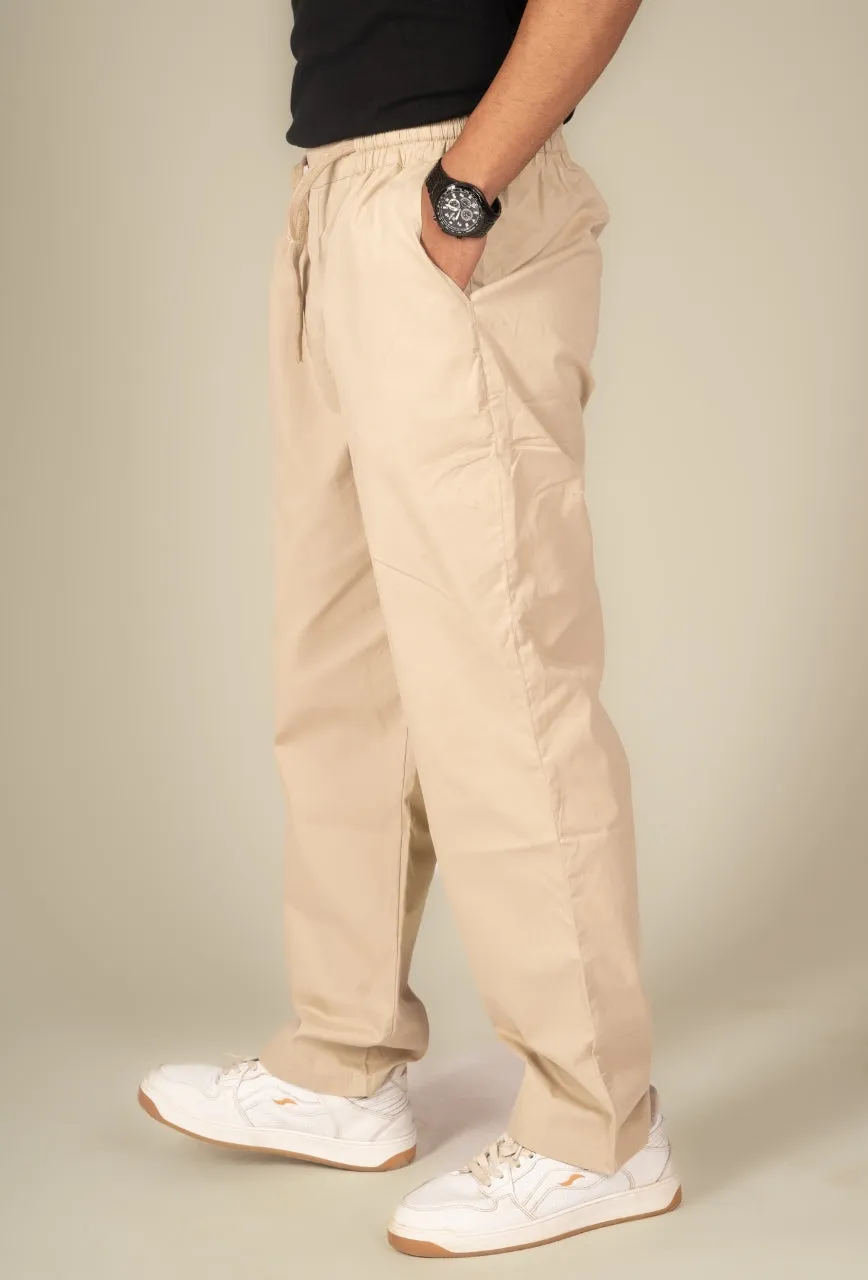 Sand Beige Baggy Pant