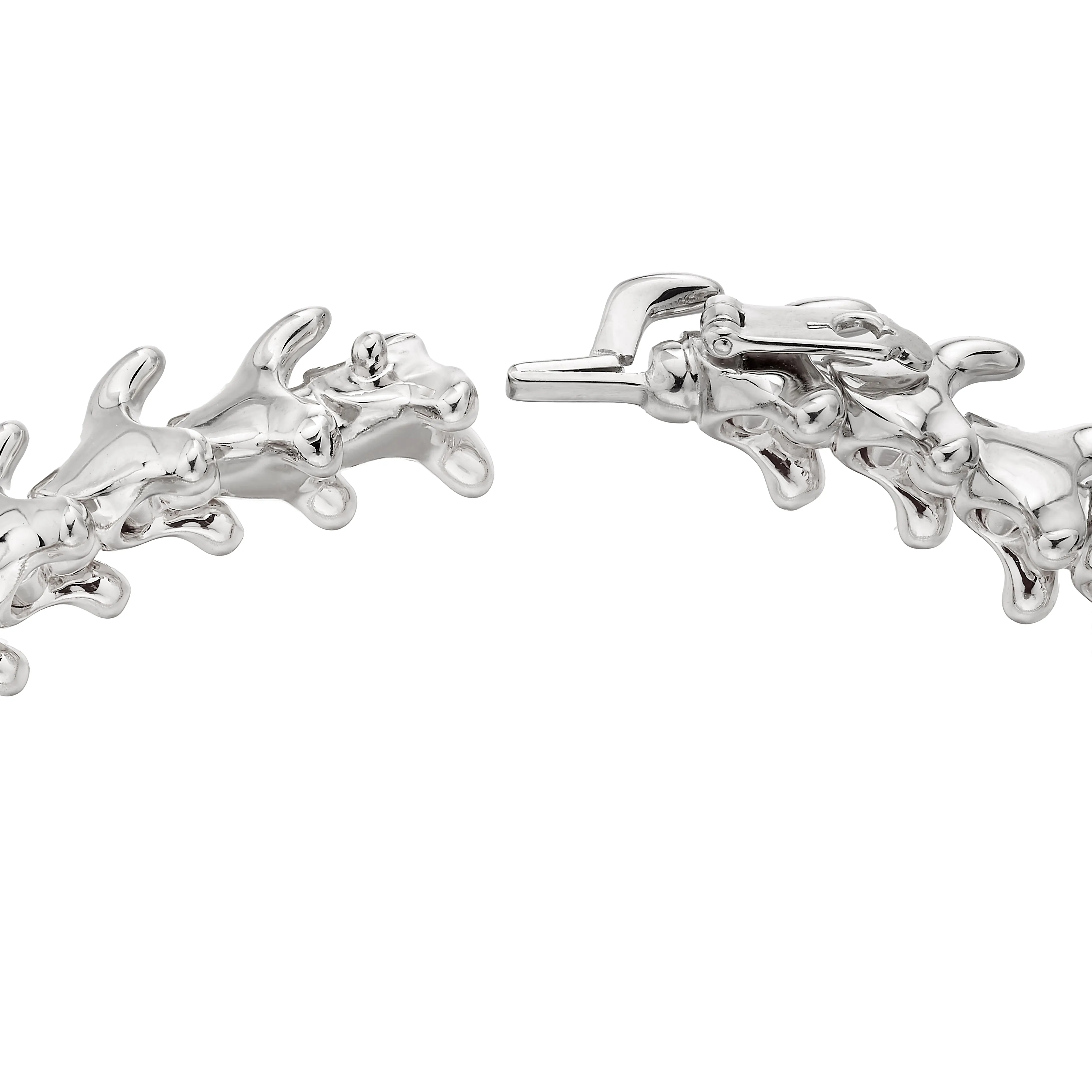 Serpent's Trace Slim Bracelet - Silver