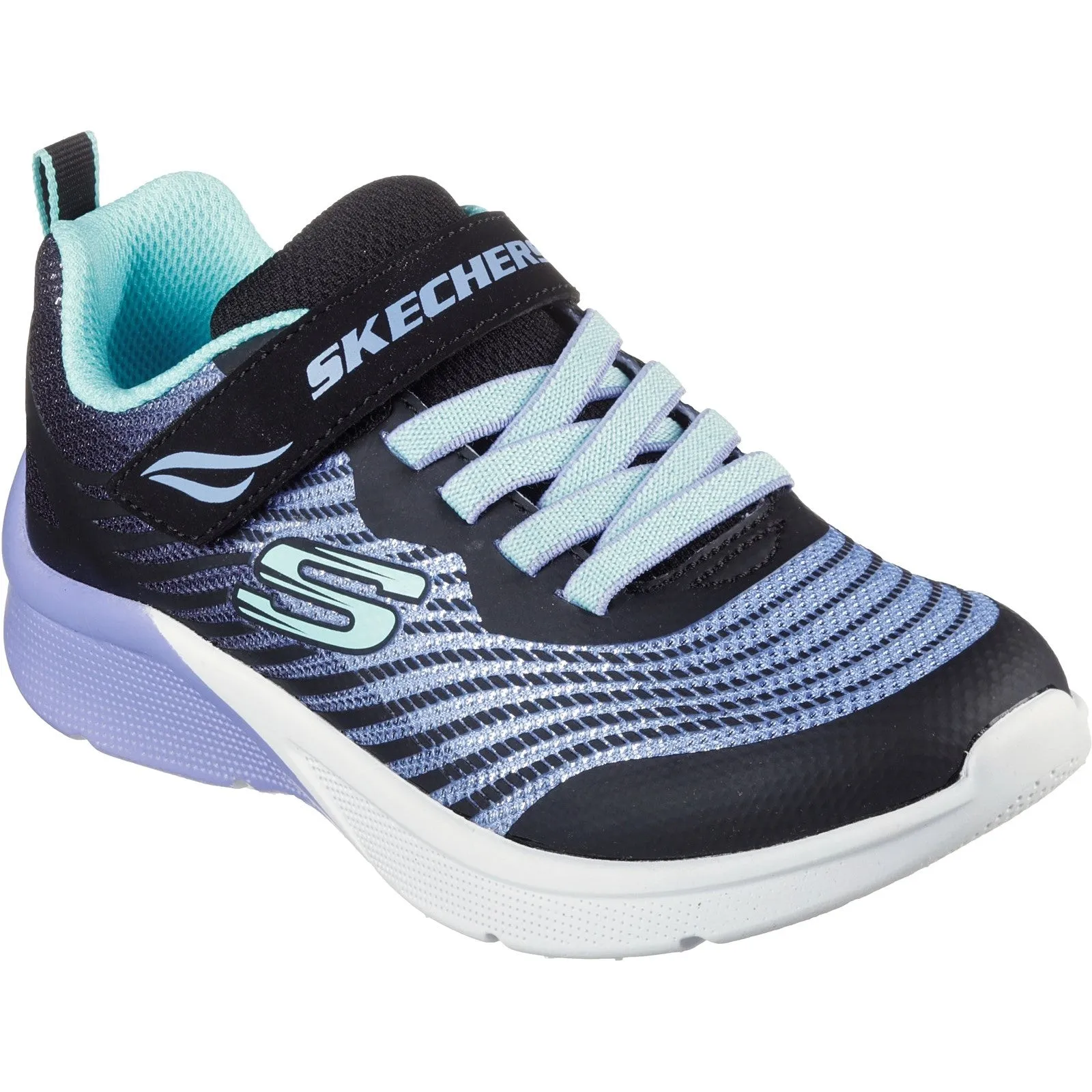 Skechers 302349L Micorspec Rejoice Racer BKMT Black Metallic