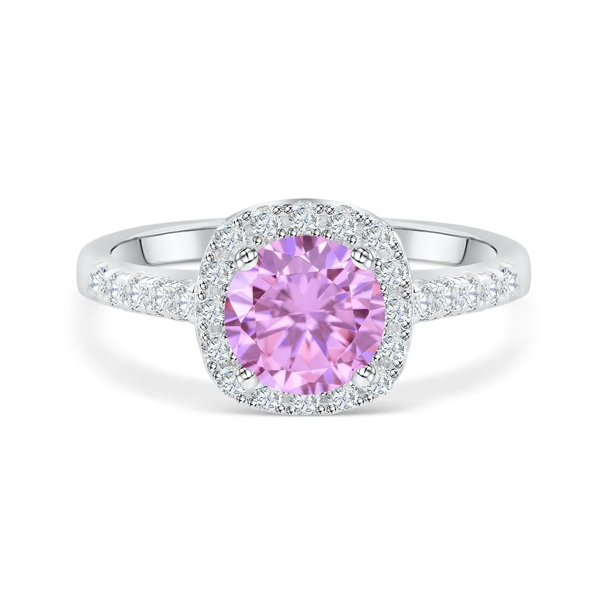 The Halo - Pink Sapphire