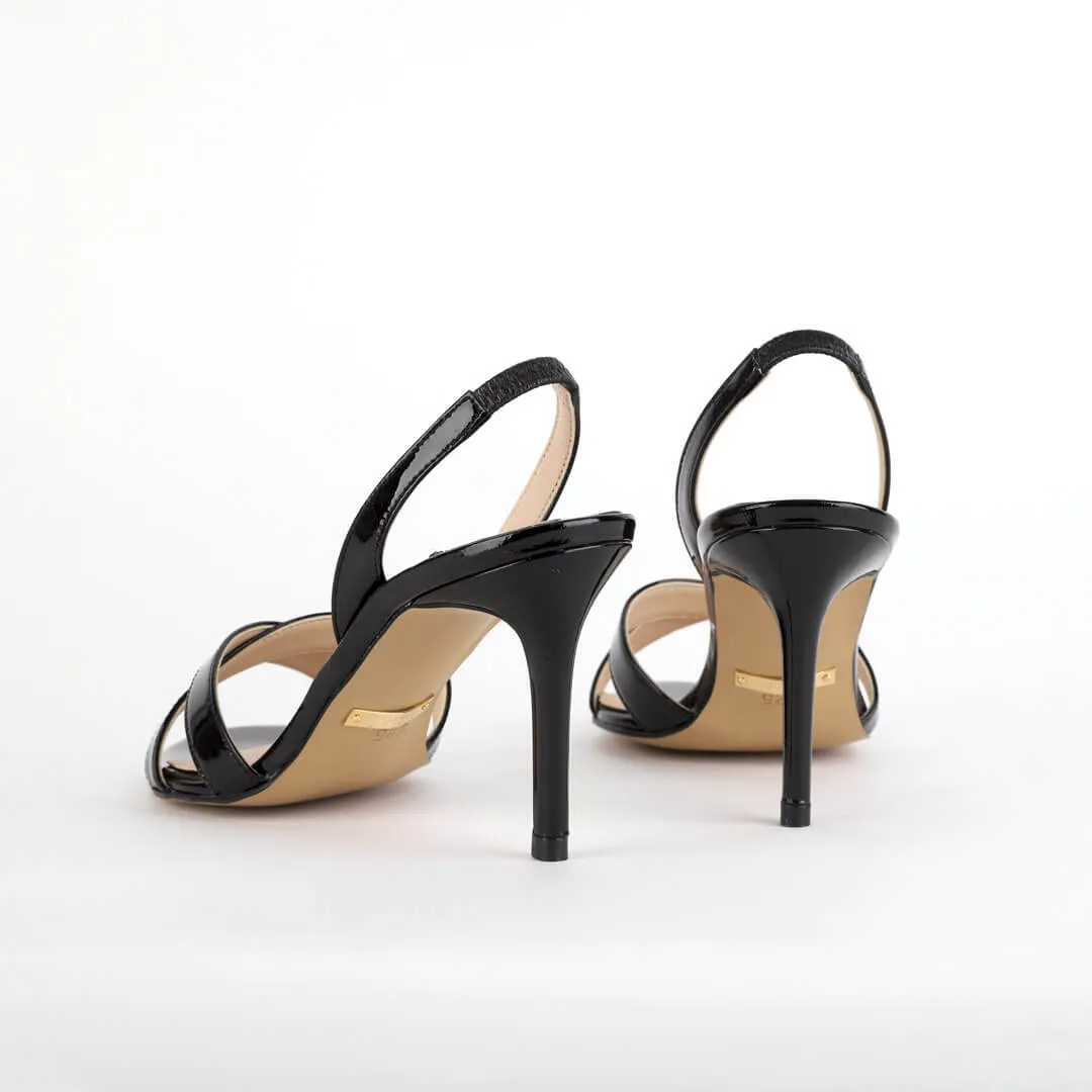 *UK size 1 - TWIGGY - black, 8cm