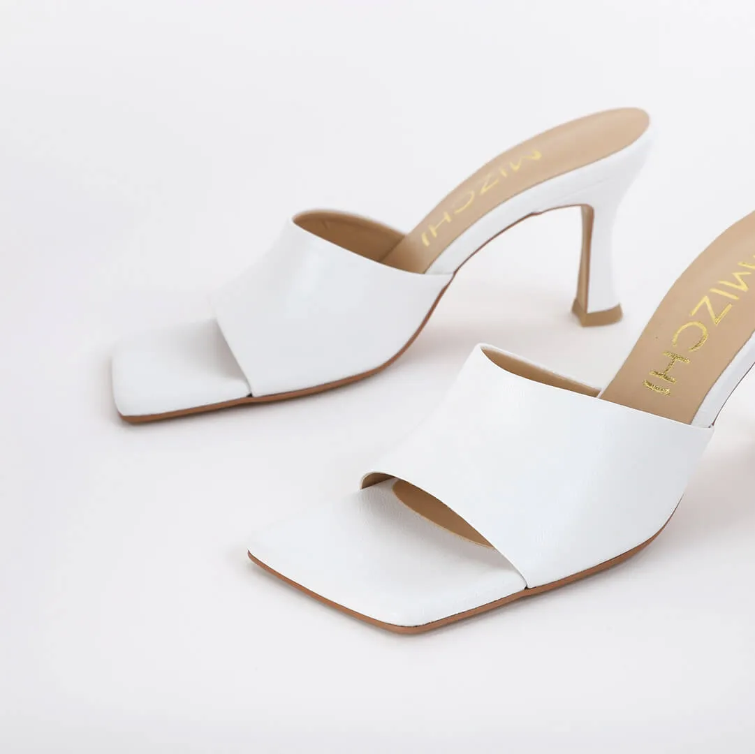 *UK size 2- ESTOI - beige, 7cm heels