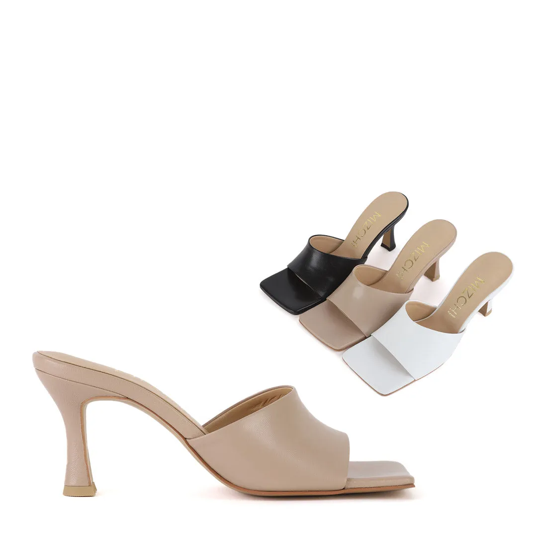 *UK size 2- ESTOI - beige, 7cm heels