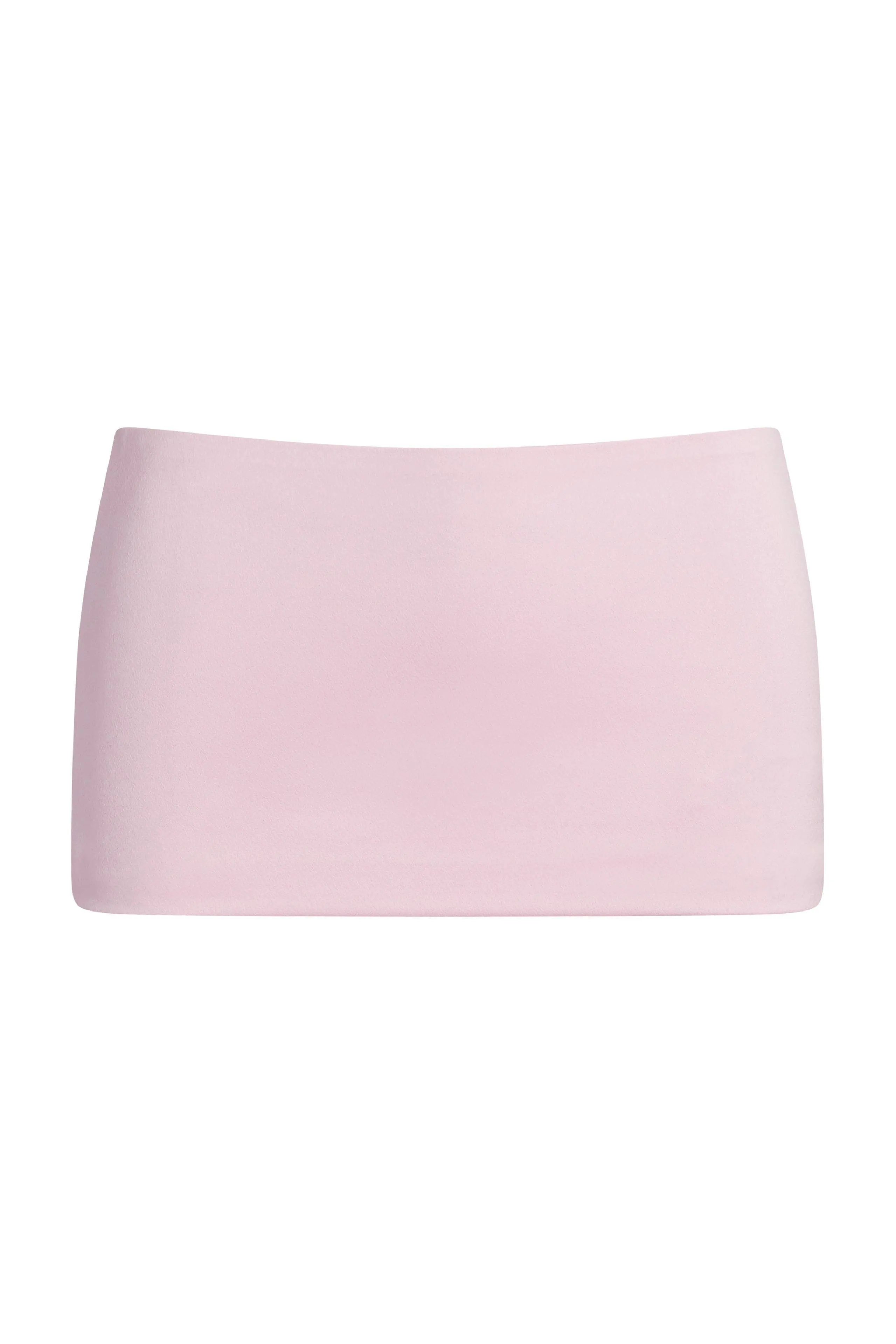 Volare Satin Micro Mini Skirt - Pink