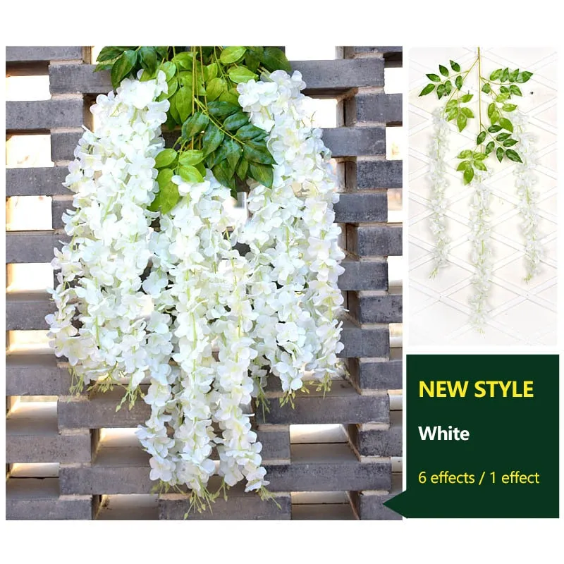 Wisteria Artificial Flowers Vine