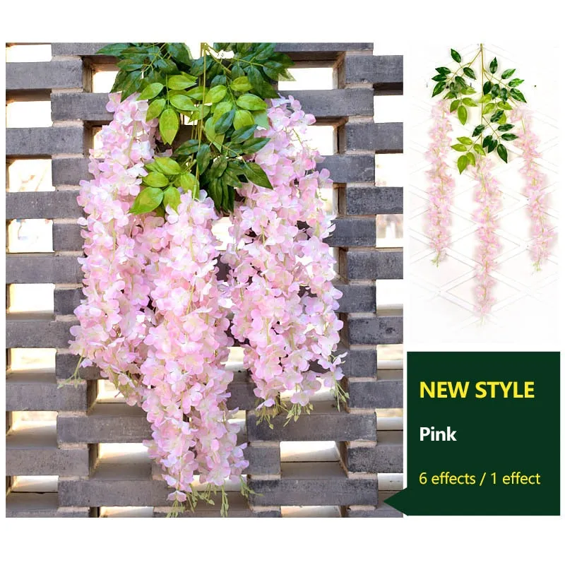 Wisteria Artificial Flowers Vine