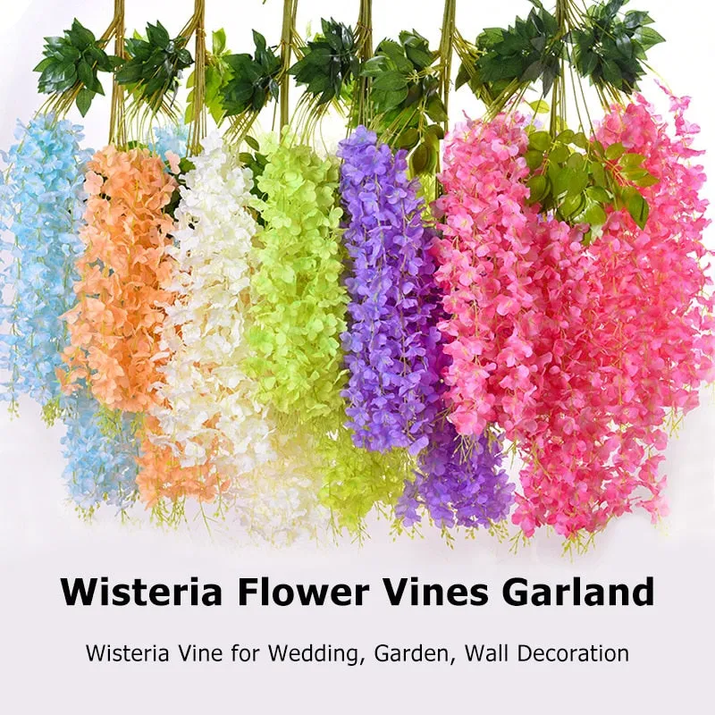 Wisteria Artificial Flowers Vine