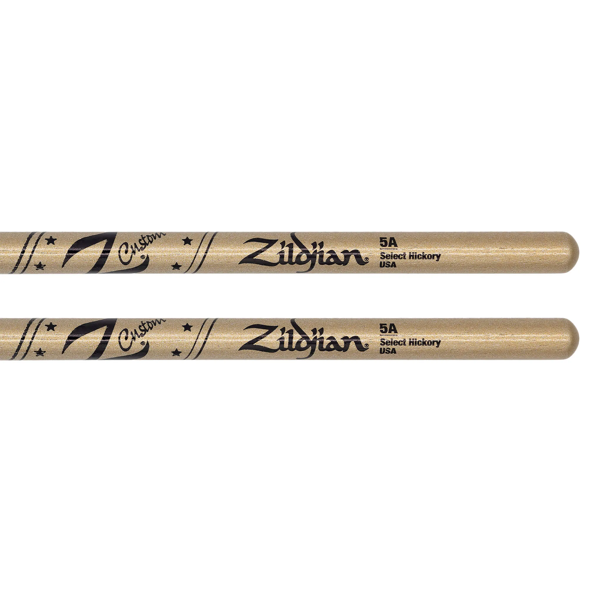 Z Custom LE Drumstick Collection 5A Gold Chroma, Wood Tip