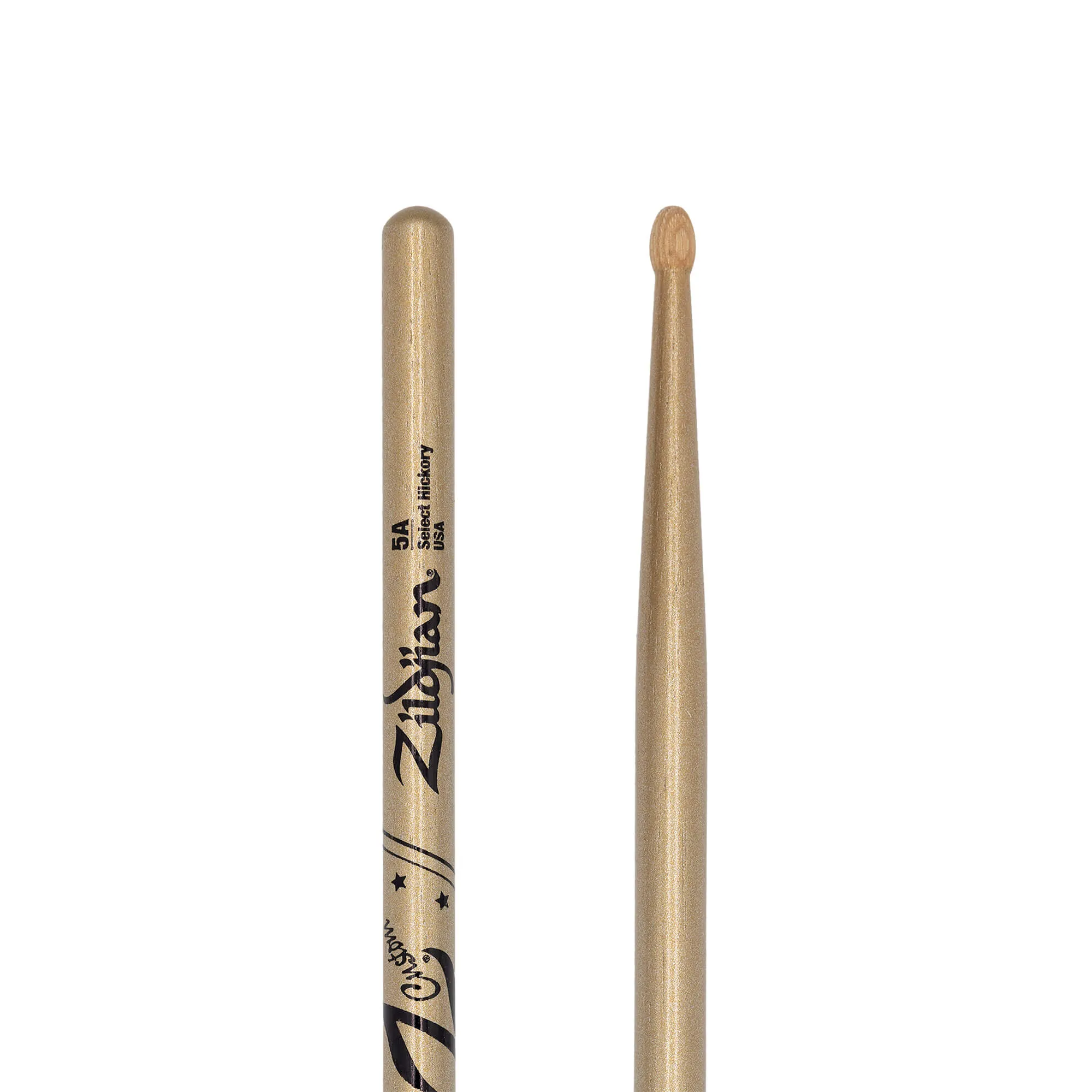 Z Custom LE Drumstick Collection 5A Gold Chroma, Wood Tip